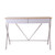 Metal Desk with Drawer - White with Oak Top