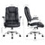 PU Leather Executive Office Desk Chair - Black