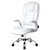 PU Leather Executive Office Desk Chair - White