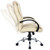 Executive PU Leather Office Desk Computer Chair - Beige