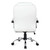 PU Leather Padded Office Desk Computer Chair - White PU Leather Padded Office Desk Computer Chair - White