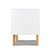 2 Drawer Wooden Bedside Tables - White