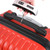 2 Piece Lightweight Hard Suit Case Luggage Red