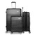3 Piece Lightweight Hard Suit Case Luggage Black