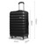 3 Piece Lightweight Hard Suit Case Luggage Black