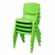 120x60cm Kids Green Activity Table and 8 Green Chairs Set for Playroom Classroom Learning Creative Play