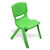 Kids Rectangle Green Activity Table with 8 Green Chairs Set