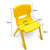 120x60cm Kids Plastic Table and 4 Chairs Set for Playroom Preschool Daycare Learning Activity and Dining
