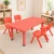 120cm Red Kids Activity Table & Chairs Set – Red or Colourful Chairs