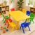 120cm Yellow Kids Activity Table & Chairs Set – Yellow or Colourful Chairs
