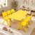 120cm Yellow Kids Activity Table & Chairs Set – Yellow or Colourful Chairs