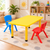 120cm Yellow Kids Activity Table & Chairs Set – Yellow or Colourful Chairs