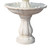 3 Tier Solar Powered Water Fountain - Ivory