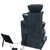 4 Tier Solar Powered Water Fountain with Light - Blue