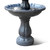 3 Tier Solar Powered Water Fountain - Black