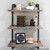 Industrial Shelves DIY Pipe Shelf Display Wall Floating Bookshelf Vintage 3 Tiers