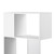 3 Tier Zig Zag Bookshelf - White