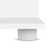 3 Tier Zig Zag Bookshelf - White