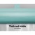 3m x 1m Air Track Mat Gymnastic Tumbling Mint Green and Grey