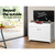 Adjustable 3 Tier Storage Cupboard - White