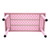 Light Pink Kids Rectangle Table for Play Learning and Everyday Activities 120x60cm