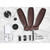 52 Fan Remote Control 8H Timer 3 Speeds 3 Wooden Blades"