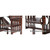 Garden Bench Chair Table Loveseat Wooden Outdoor Furniture Patio Park Charcoal
