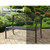 Cast Iron Garden Bench - Bronze