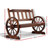 Wooden Wagon Wheel Chair