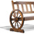 Wooden Wagon Wheel Chair