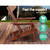 3PC Outdoor Setting Beach Chairs Table Wooden Adirondack Lounge Garden G1