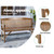 Wooden Garden Bench Chair Natural Outdoor Furniture D?¡ã¡Ì??cor Patio Deck 3 Seater C1