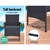 Outdoor Furniture Rattan Set Chair Table Dark Grey 4pc