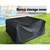 8PC Sofa Set with Storage Cover Outdoor Furniture Wicker