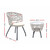 Outdoor Patio Chair and Table - Grey