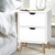 Bedside Tables Drawers Side Table Nightstand White Storage Cabinet Wood