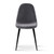 4 X Dining Chairs Dark Grey