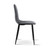 4 X Dining Chairs Dark Grey