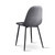 4 X Dining Chairs Dark Grey
