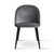 Velvet Modern Dining Chair - Dark Grey