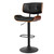 Kitchen Bar Stool Gas Lift Stool Chairs Swivel Barstool Leather Black x1