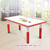 120cm Red Adjustable Kids Whiteboard Activity Table & Chairs Set – Red or Colourful Chairs