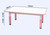 120x60cm Pink Kids Adjustable Whiteboard Activity Table and 6 Stackable Chair Set for Drawing Learning and Play