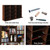 Adjustable Book Storage Shelf Rack Unit - Expresso
