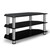 TV Stand Entertainment Unit Media Cabinet Temptered Glass 3 Tiers