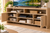 140cm Oak TV Stand Entertainment Unit with Storage Cabinets & Shelves
