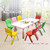 120x60cm Pink Kids Adjustable Whiteboard Activity Table and 8 Stackable Chair Set for Drawing Learning and Play