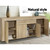 Buffet Sideboard Cabinet Storage 4 Doors Cupboard Hall Wood Hallway Table