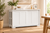 99cm White Buffet Sideboard Cabinet with Sliding Doors