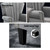 Upholstered Fabric Armchair Accent Tub Chairs Modern seat Sofa Lounge Grey